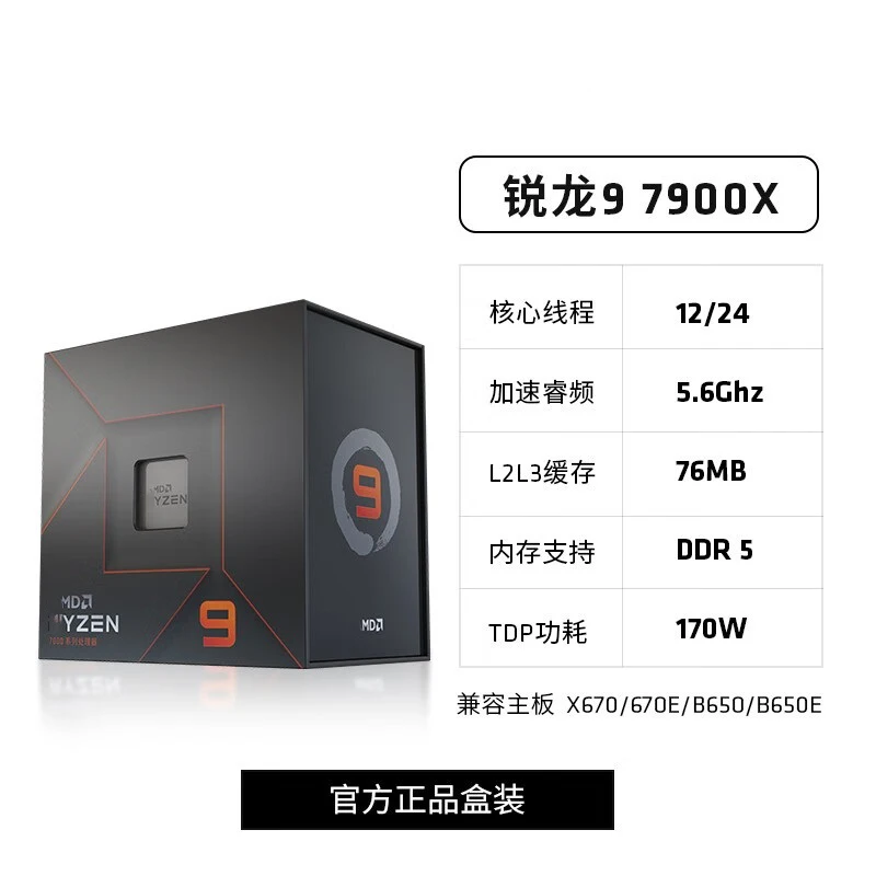 И Zen4 процессор R9 7900X 7950X R7 7700X R5 7600X AM5 ROG STRIX X670E-E игровой Wi-Fi X670E-F X670E-A