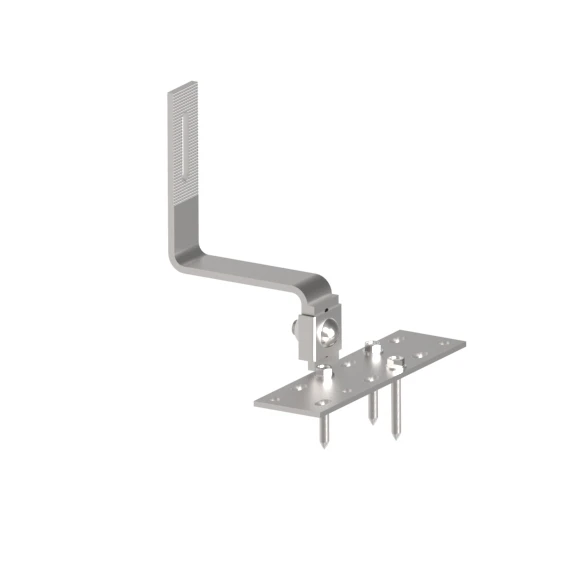 Asphalt roof aluminum SlateTile Solar Panel Installation Hook Pitched stainless steel solar pv flat tile roof hook