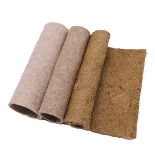 High on Demand Jute Fiber Needle Punch Non woven Felt for Agriculture Growing Mat Sheet from Indian Supplier