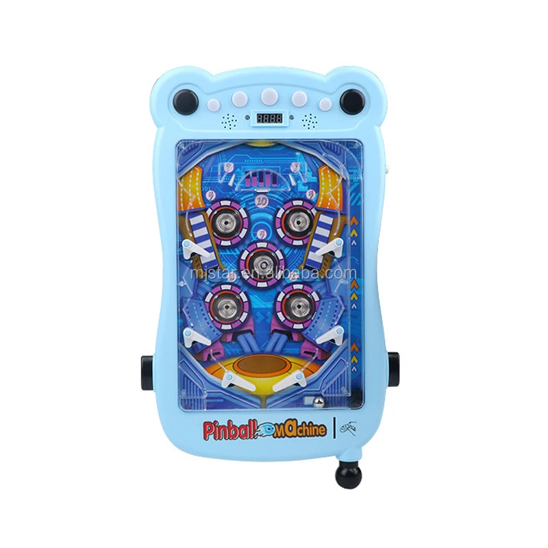 Most interesting amusement Battery operated arcade plastic mini Pinball machine games toy for kids