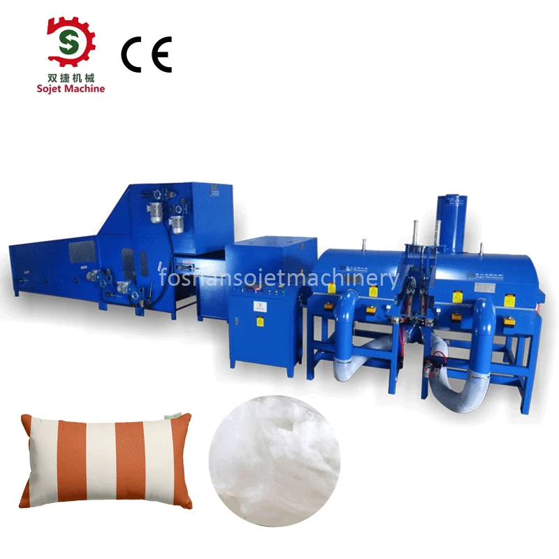 Automatic pillow making machine for vacuum filling pillows home textile product machinery production line for all fiber types