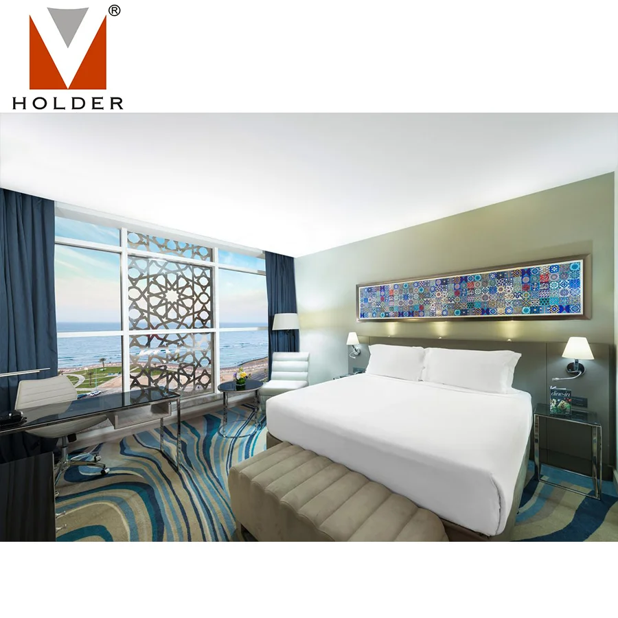 HDB-419 Hotel Furniture Factory Supply Modern New Design Motel 6 Gemini Hotel Furniture Bedroom Motel 6 Hotel Furniture