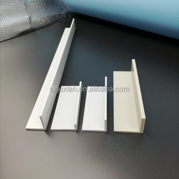 90 degree angle PVC plastic L Shape Corner Tile Edge Trim Decorative Profile Strips For Tiles Corner