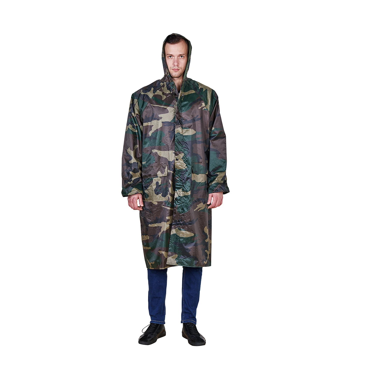 R019 170 т прорезиненный дождевик полиэстер/ПВХ плащ