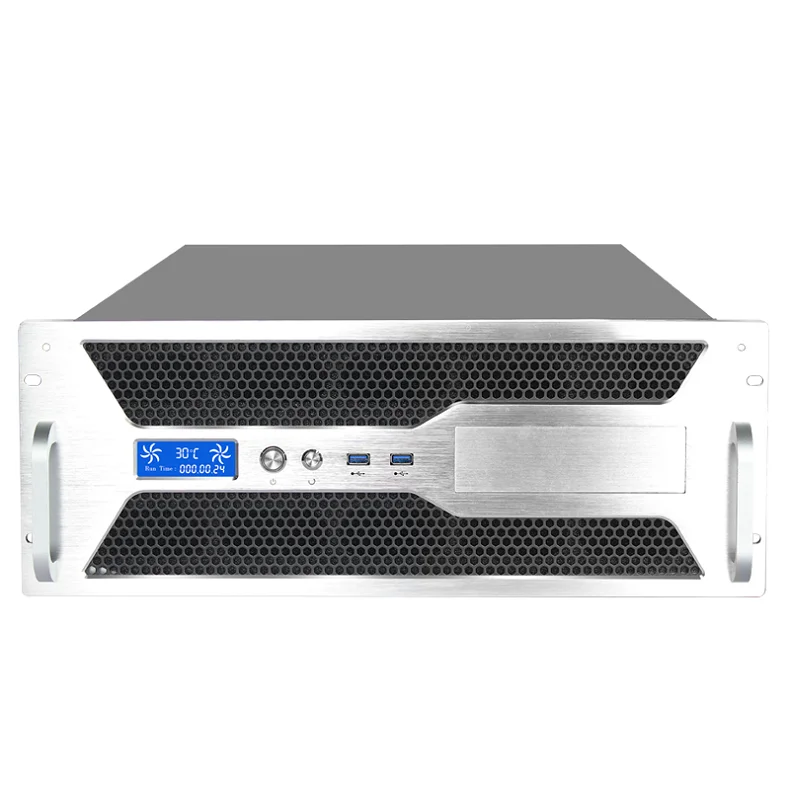 Запасной корпус для сервера с ЖК-экраном поддержка PS2 избыточный PSU промышленный 4u крепление на стойку серверное шасси