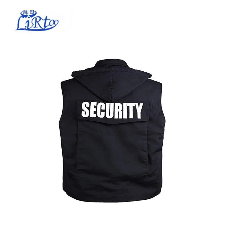Мужская и женская унисекс армейская форма жилет безопасности-черный-Размер S, M,L,XL,2XL