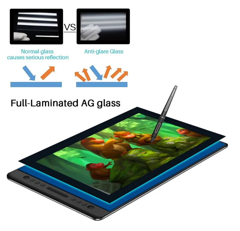 Huion Kamvas Pro16 Interactive Design New Arrival Work Kids Drawing Monitor