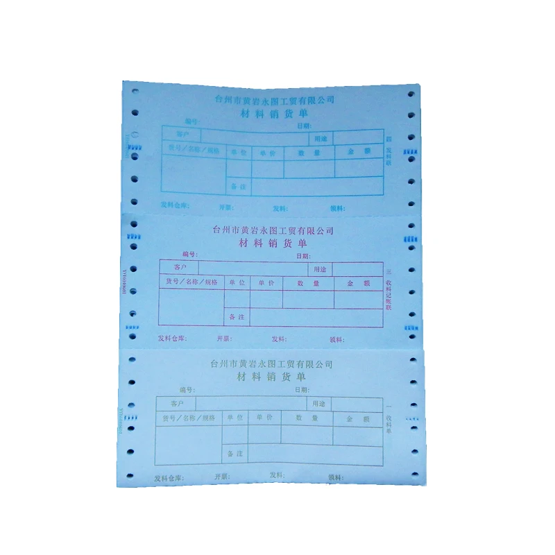 Wholesale 2Plys 3 Plys Multi-plys CB CFB CF Continuous NCR Carbonless Paper for Office Invoice Paper