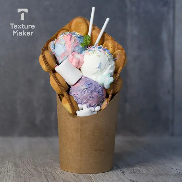 1 кг-популярная уличная закуска, Микс вафельных яиц с пузырьками