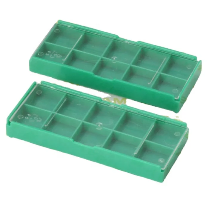 YASAM 91X38X13mm  10 compartments carbide insert plastic storage box