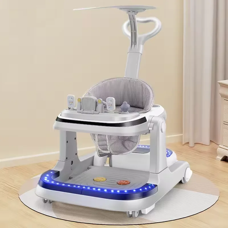 Electric Baby Products Toys Baby Walker Sit-to-stand Learning Walker Kids Push Baby Walker With Wheels And Seat