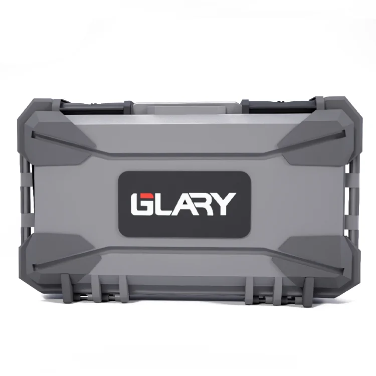 GLARY stackable crashproof tool transport case box protective hard knife storage case wholesale dustproof hand tool case box