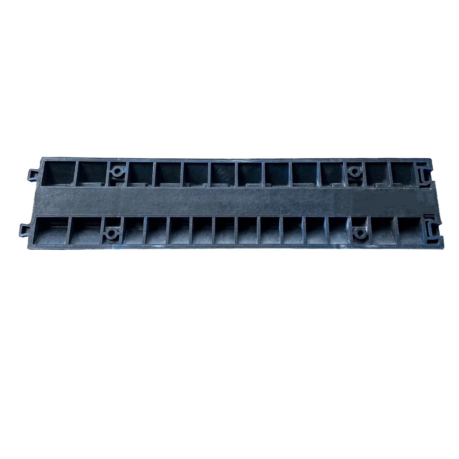 Outdoor Rubber Cable Cover Ramp 2 Channel Cable Ramp Protector