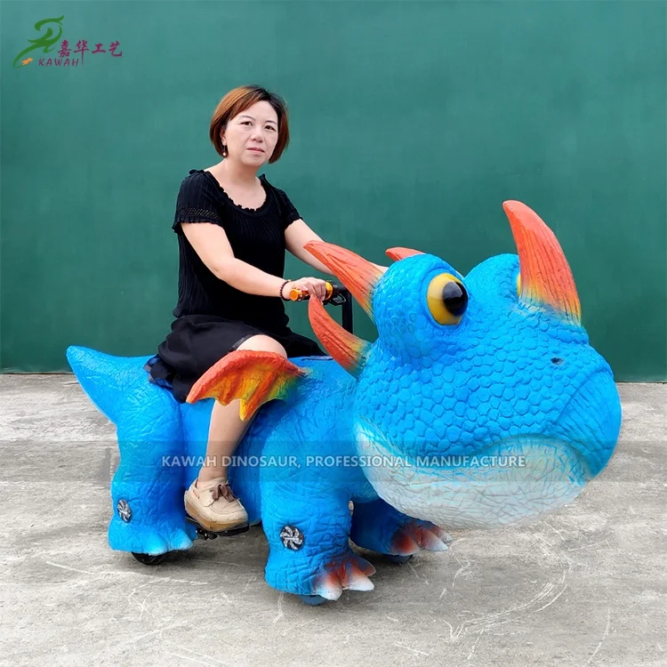 Wholesale Amusement Park Kids Scooter Music Electric Dinosaur Ride for Sale