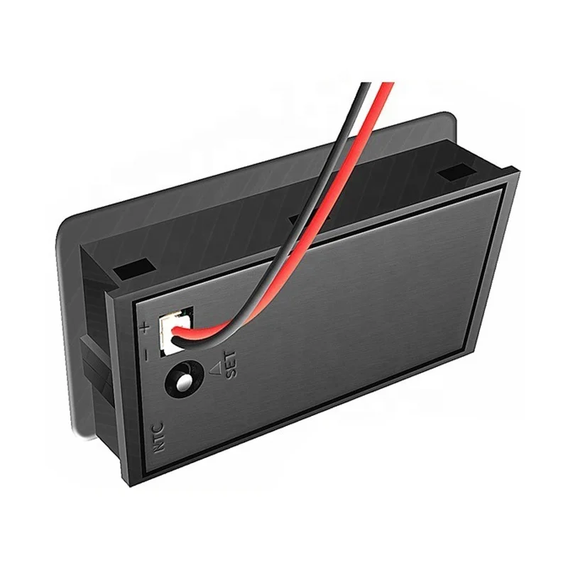 Li-ion Lifepo4 Lead acid Battery Capacity Indicator 12V 24V 36V 48V 60V 72 Display LCD Voltmeter Temperature Meter Tester JS-C35