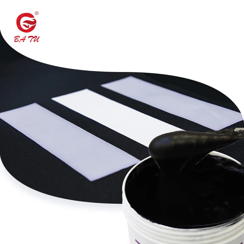 High Temperature Resistant Anti-Migration Liquid Silicone Ink Black Supplier Low Price for Printing Sublimation Fabrics