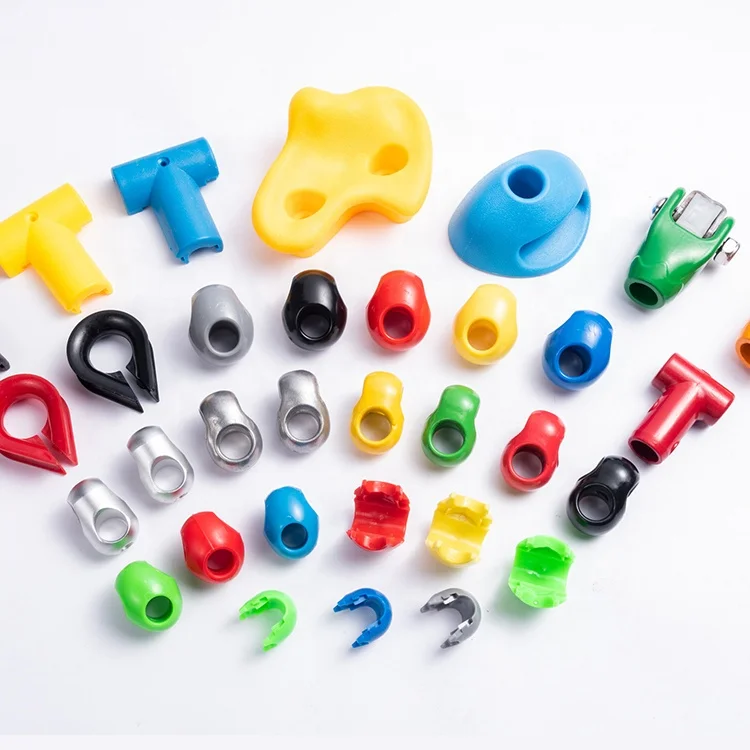 Playground equipment use metal and plastic connecting accessories