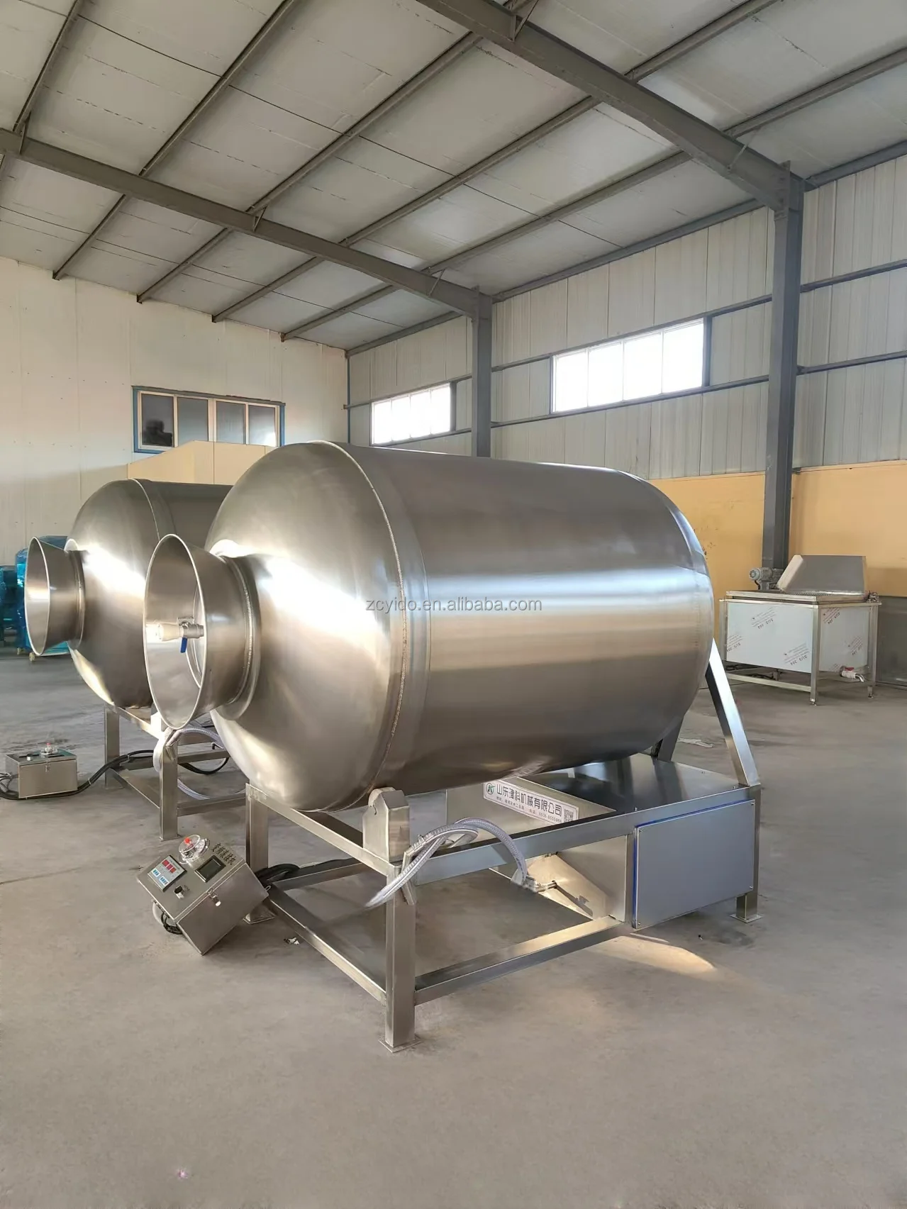 Commercial Chicken Meat Vacuum Tumbler Marinator New Used Condition for Restaurant Food Shop Farm Core Components Motor Gear