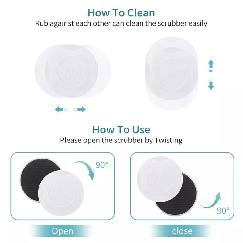 Glass Brush Magnetic Aquarium Fish Tank Brushes Floating Clean Glass Suspension Scraper Magnetic Brush Plastic Sponge Tools