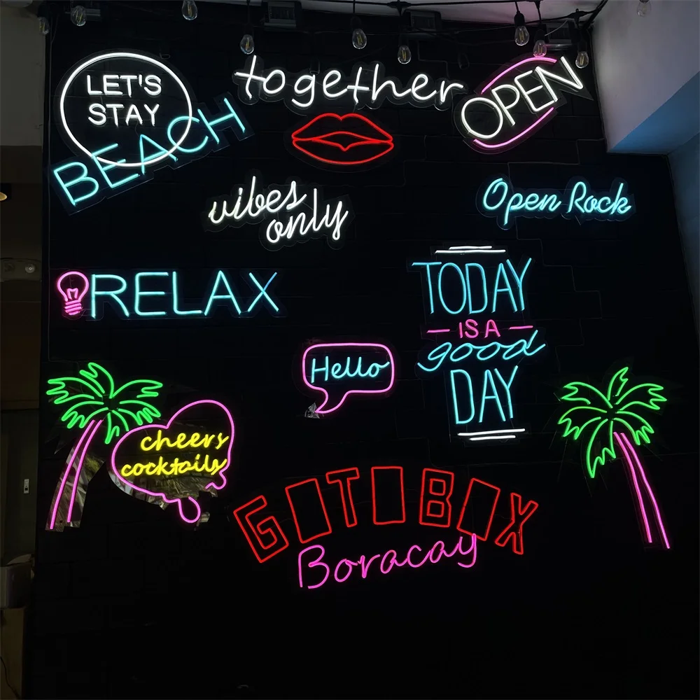 New Creative Design wholesale Anime Custom 3d Logo Led Light Neon Sign for Indoor Decorations