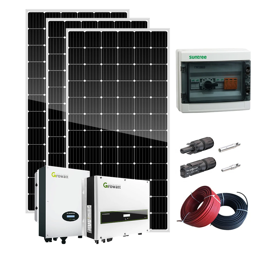 5kw kva price hybrid growatt felicity ongrid solar system  jingo home off grid solar kit with 5000 watt inverter ongrid solar