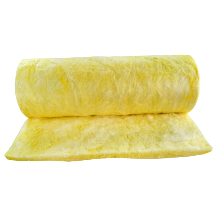 High quality heating glass wool rolls blanket thermal insulation