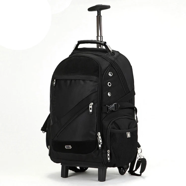 Carry On Expandable Trolley Bag Travel Backpack Office Computer Bag Laptop Backpack With Wheels