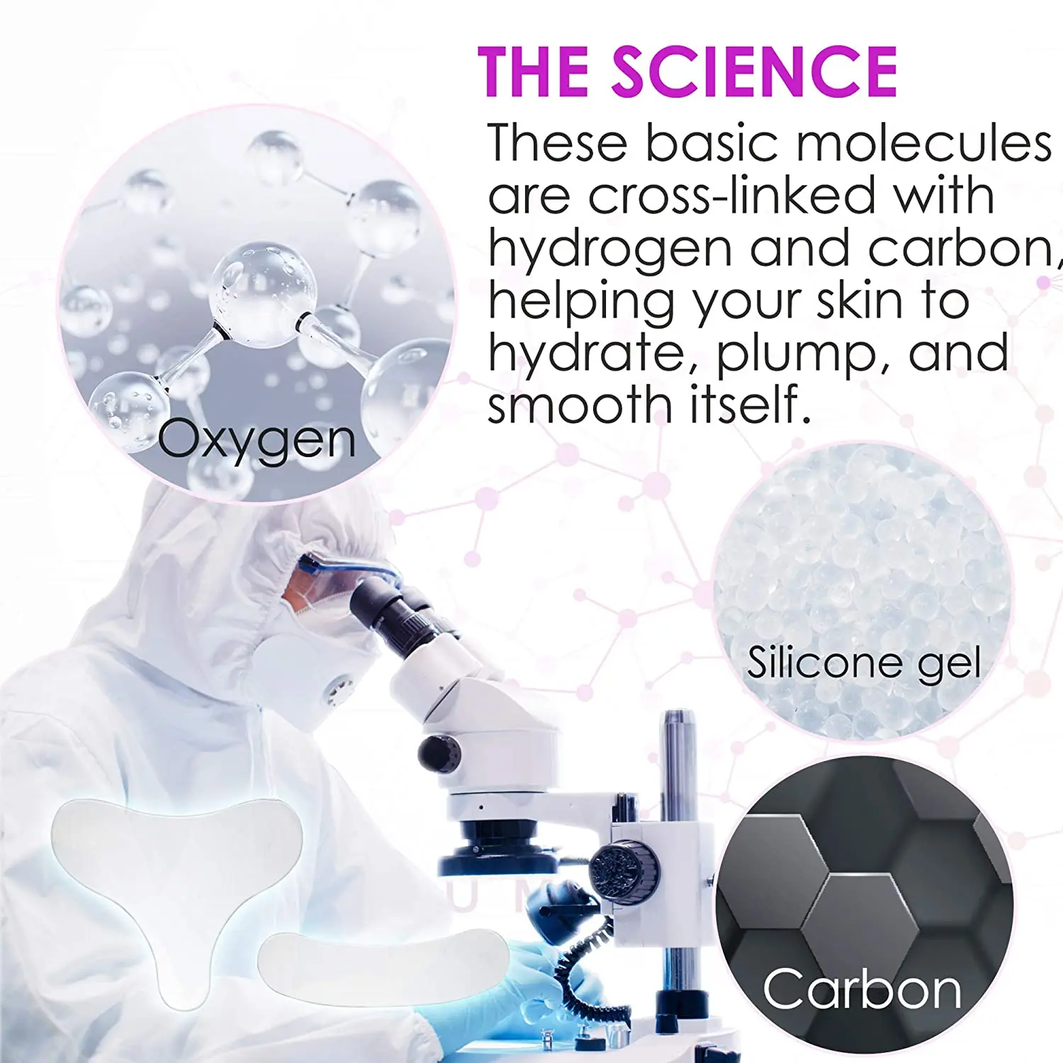 Adhesive Neck Chest Breast Pads Reusable Prevent Wrinkles Patches Sleeping Washable Silicone Anti-Wrinkle Chest Pad