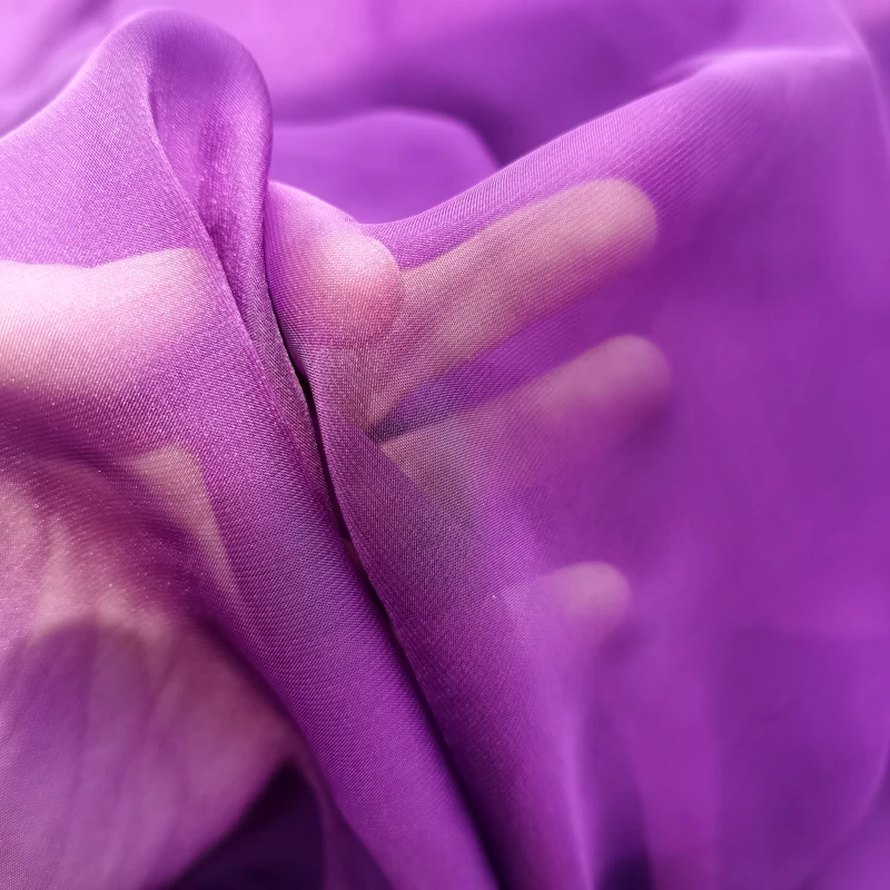 in stock 100%polyester transparent gauze fabric for wedding dress headscarf