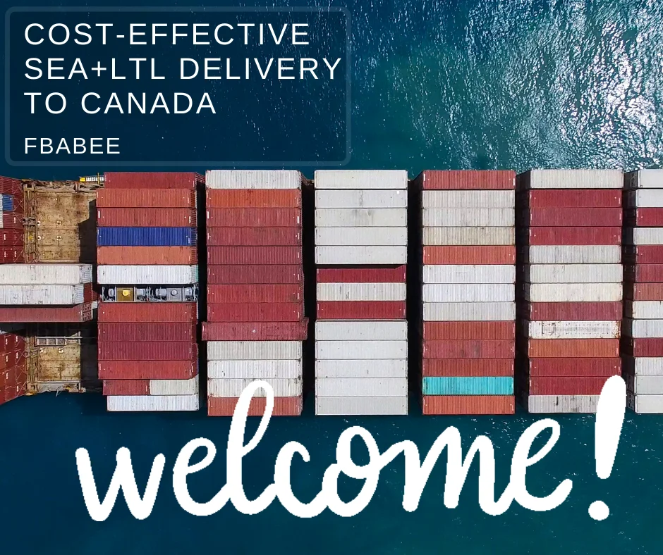 FBABEE Sea Shipment Plus Truck Delivery from Shenzhen China to FBA FBA Canada