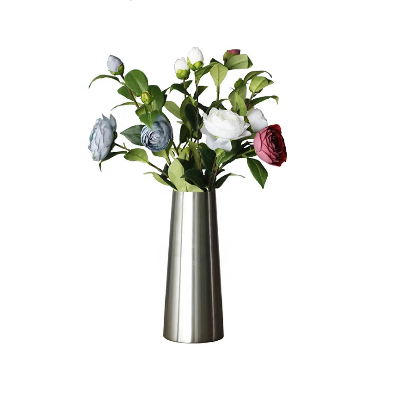 Classical Standing Metal Flower Table Vase Home Decor