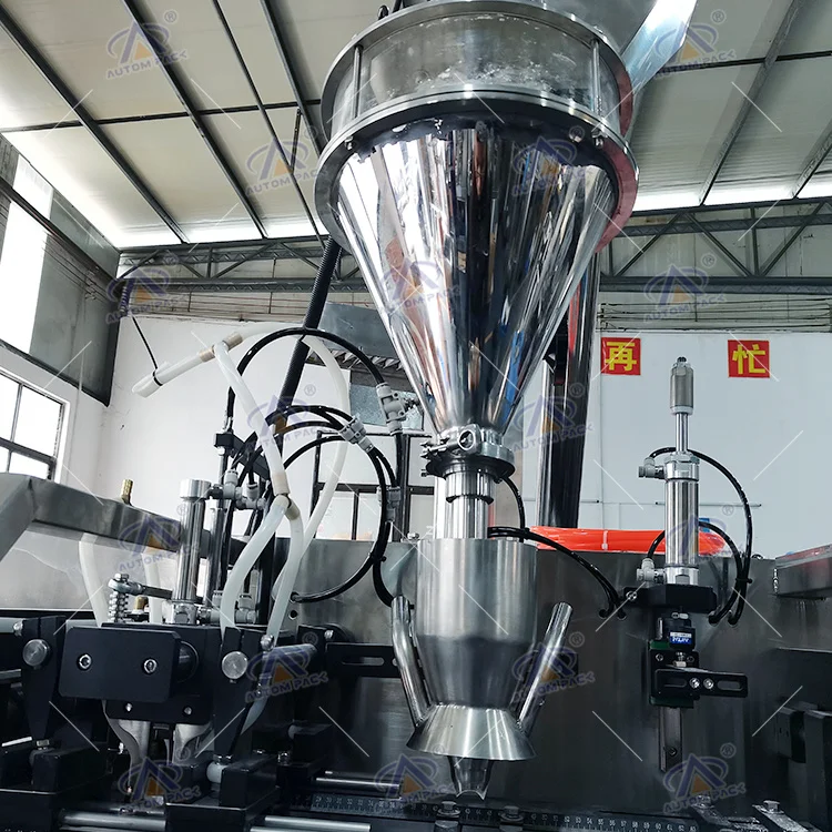 Masala Chilli Spice Flour Protein Milk Powder Coffee Powder Horizontal Premade Standing Ziplock Doypack Pouch Packing Machine