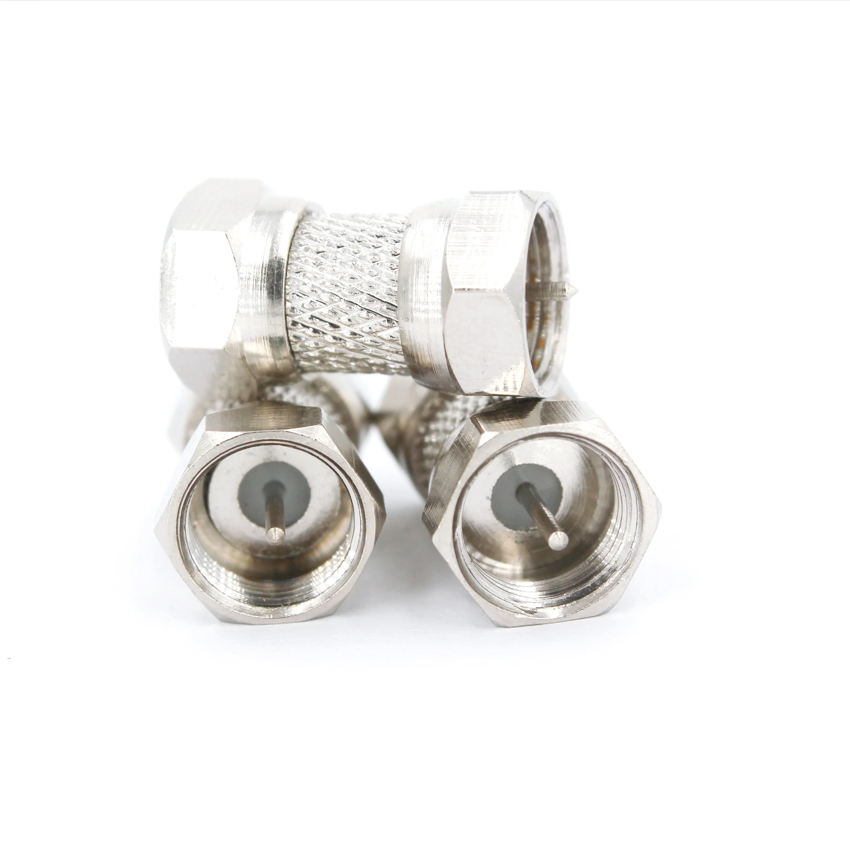 RF coaxial F male to male connector adapter RF connector & adapters F waterproof cable connector