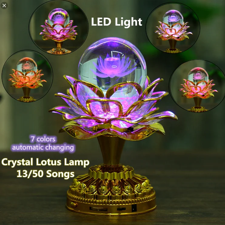 
LED Lamp Holder Candle Holder Music Machine Lamp Buddhist Supplies 