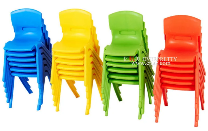 High Quality Stackable Plastic Kids Chair Multi-Style Color Activity Chair for Kindergarten Kids