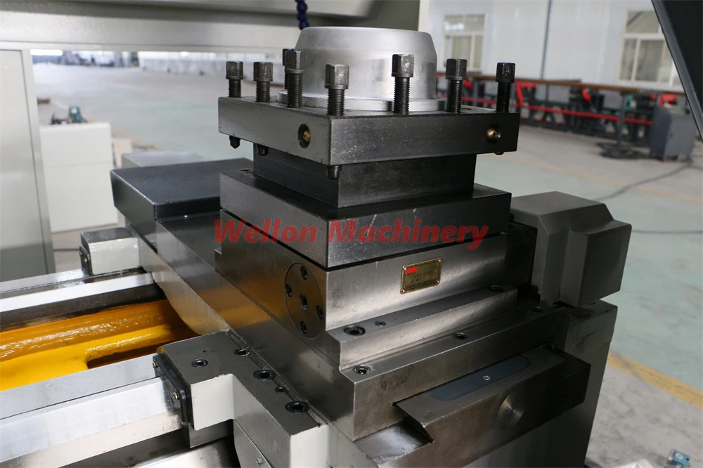 horizontal CNC Pipe Threading Lathe QK1319 oil country Machine tool with Big spindle bore and double chuck