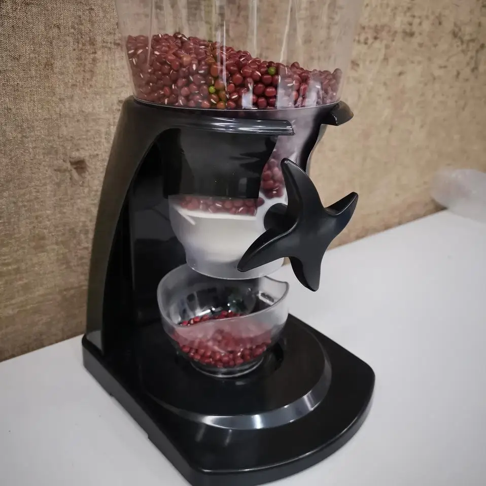 Popular  wholesale good quality new style plastic 1.5L bulk  food cereal container grain dispenser