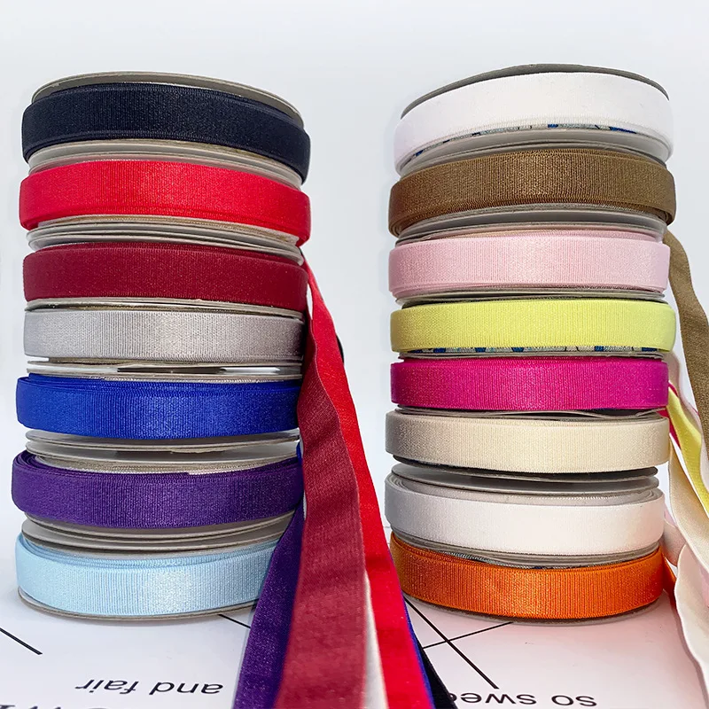 12mm Shiny Elastic Band For Bra Shoulder Strap