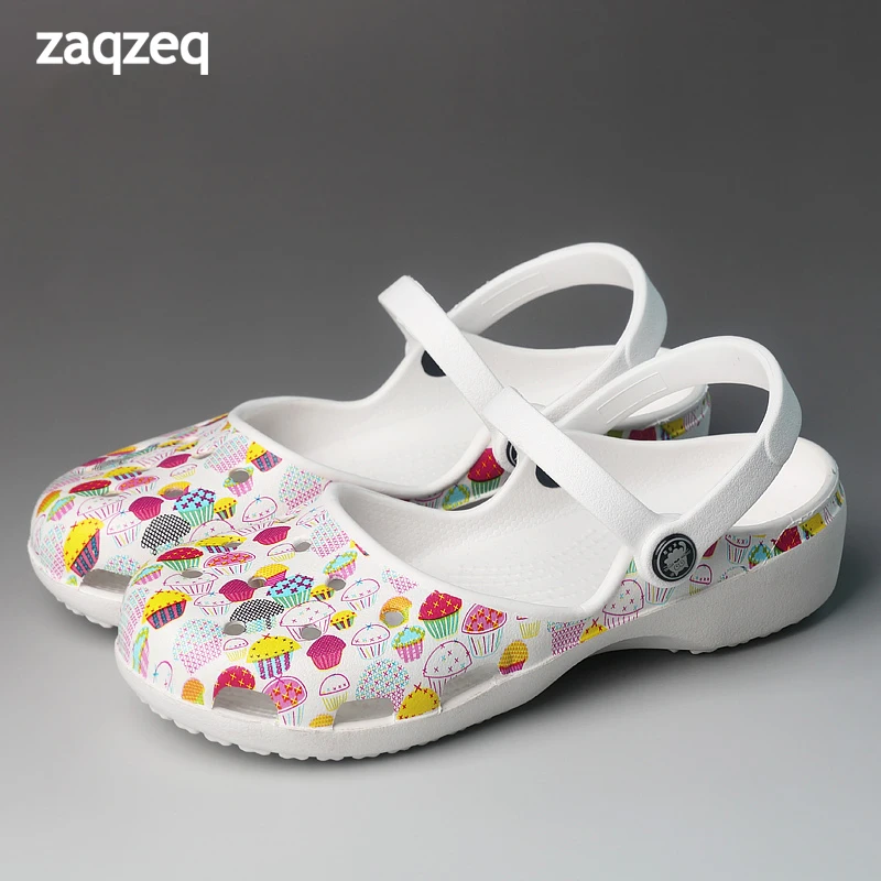 2022 Wholesale Comfortable Safety Shoes Work For Medical Women Nurse Shoes Light weight EVA Clogs Fashion Casual Scrubs Shoes