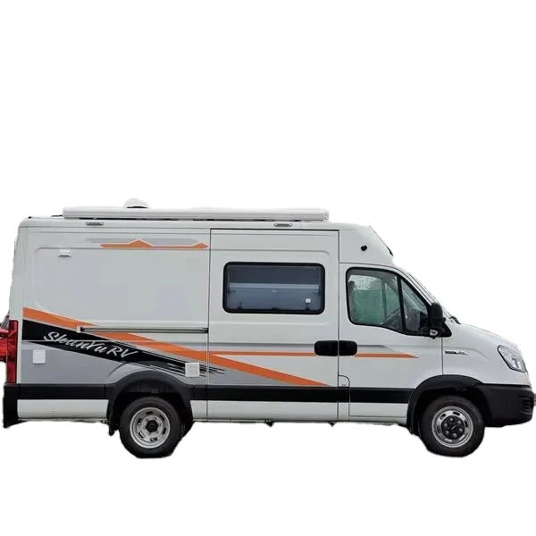 lveco Motorhome RV Extended Axle Rear Kitchen and Bathroom  Top solar panel  factory price