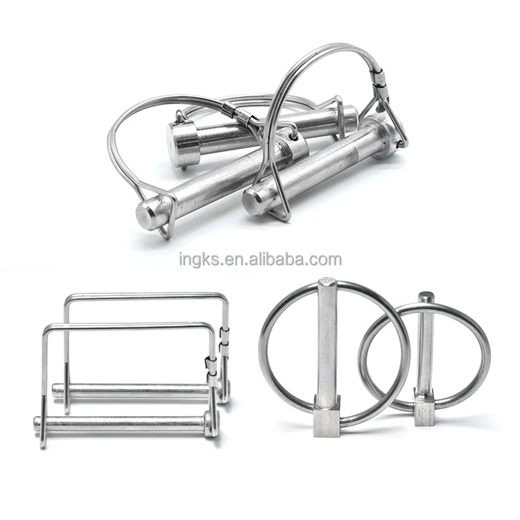 Stainless Steel High Antiseptic Customized Double Wire D Type Safety Lock Pin