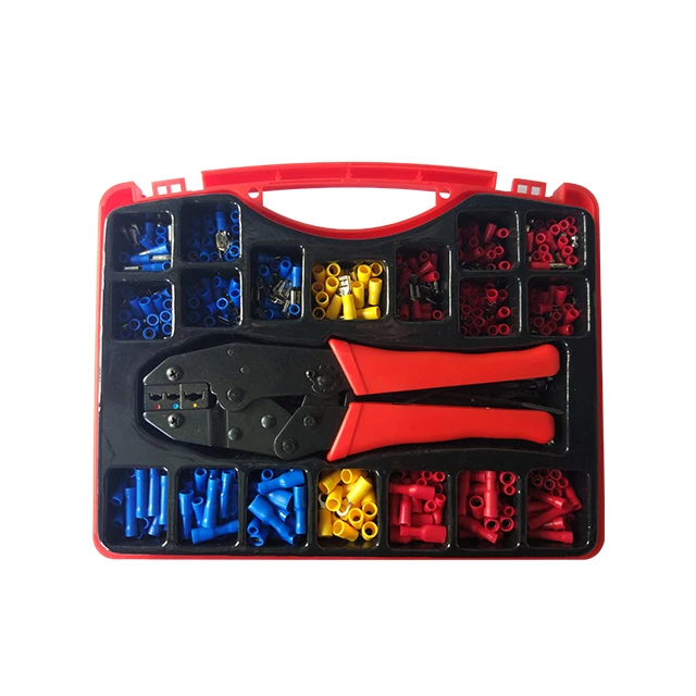 Plating tin insulated spade fork cable lug terminal connector Crimp crimping tool Terminals