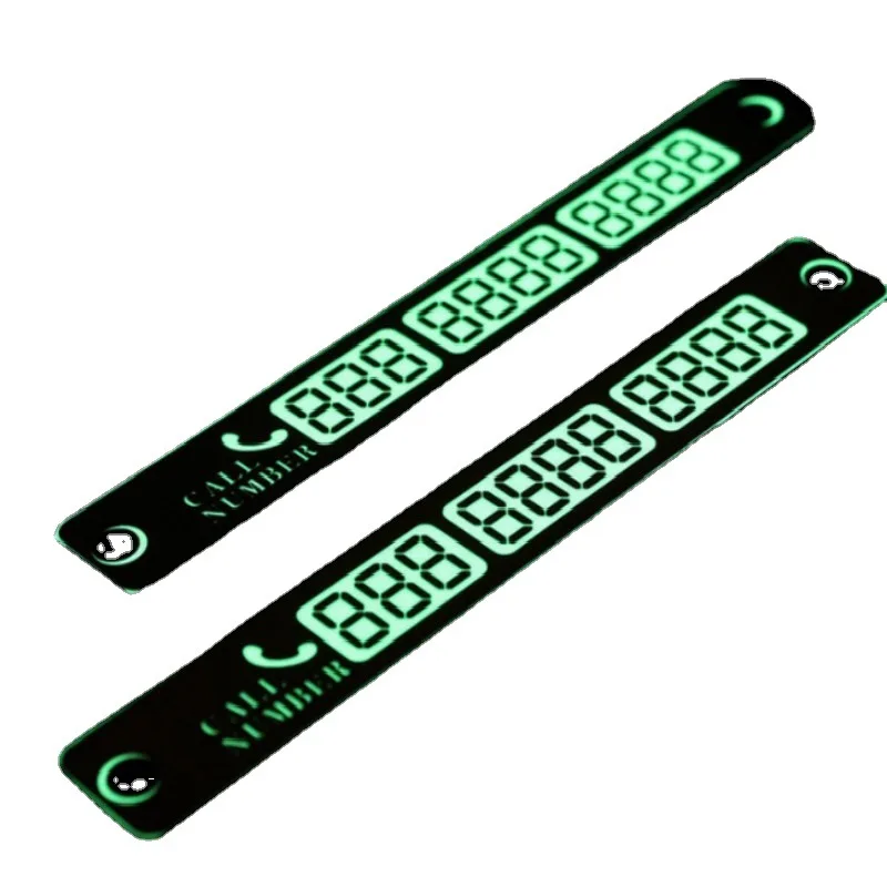 Автомобильная светящаяся Временная парковочная карта