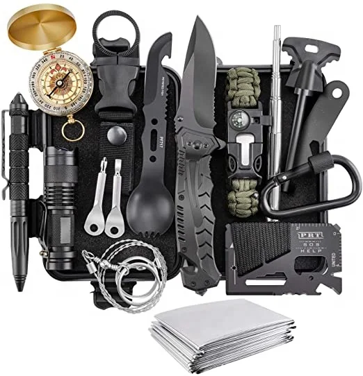 
Custom Outdoor Hiking Gear Camping Emergency First Aid Survival Kit 