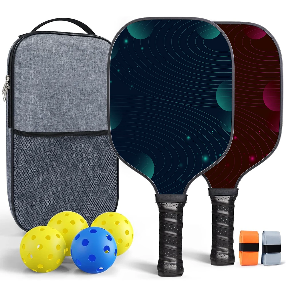 lightweight  T700 3k Carbon Fiber USAPA Pickle Ball Paddle Carbon Custom Pickleball Paddle set for outdoor sports