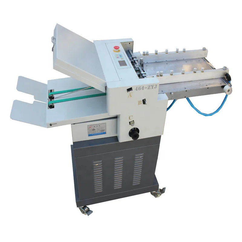 ZY384 factory price automatic paper folding machine with 4 folding plates