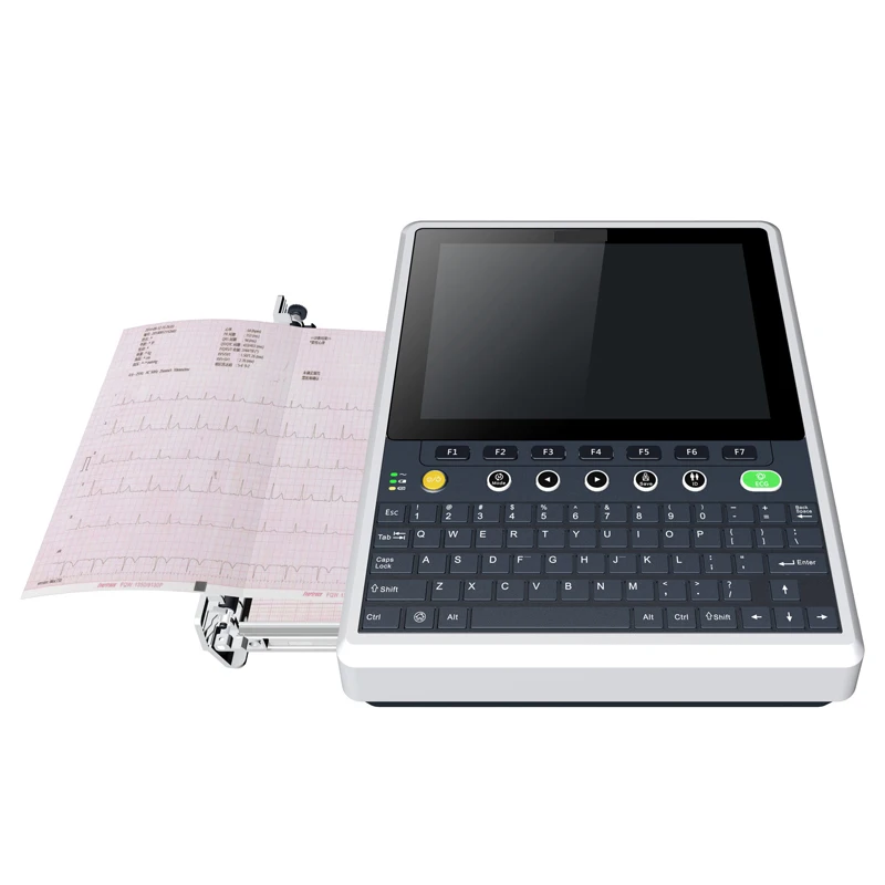 YSECG-i12A medical portable color screen digital ECG machine freezing function ECG