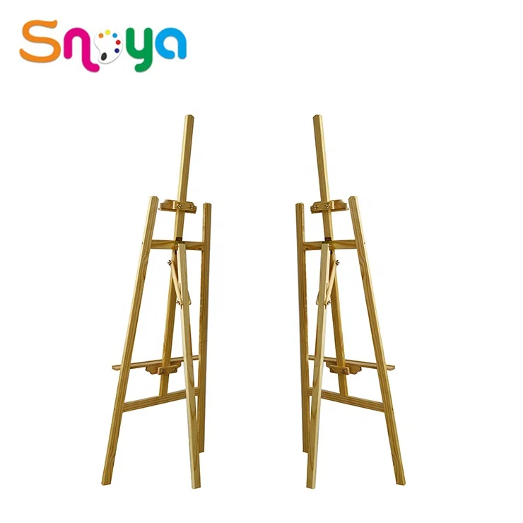 High Quality Best Selling Wholesale Low Price Art Painting Easy to Use Adjustable Pine Wood 150cm/175cm Easel
