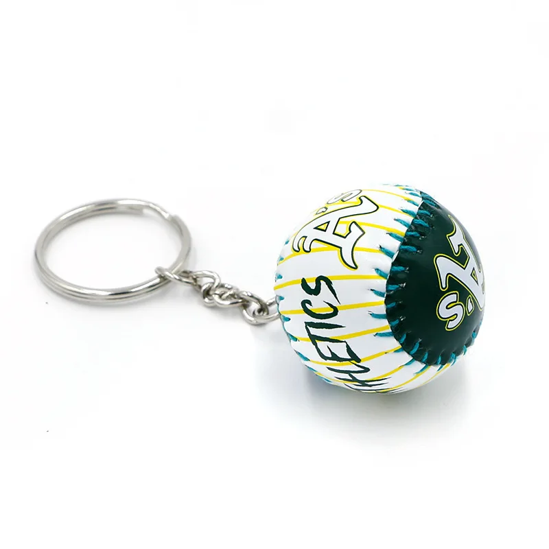Baseball Keychain Pendant MLB New York Yankees NY Trendy Tag Pendant LA Dodgers Bag Pendant Keychain