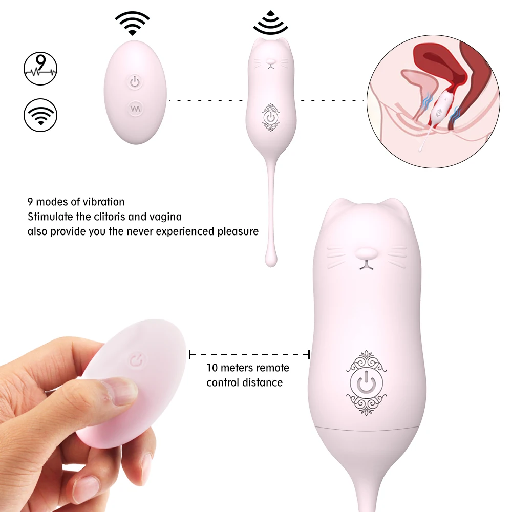 Wireless Control Sex Toy Vibrator Double Jumping Egg Vibrator Female Jump Egg Sex Toy Vibrator
